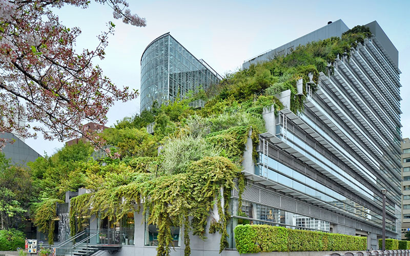 salle de concert toit végétalisé paysages et compagnie