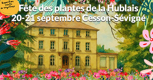 fête des plantes salon des plantes exposition ille-et-vilaine affiche