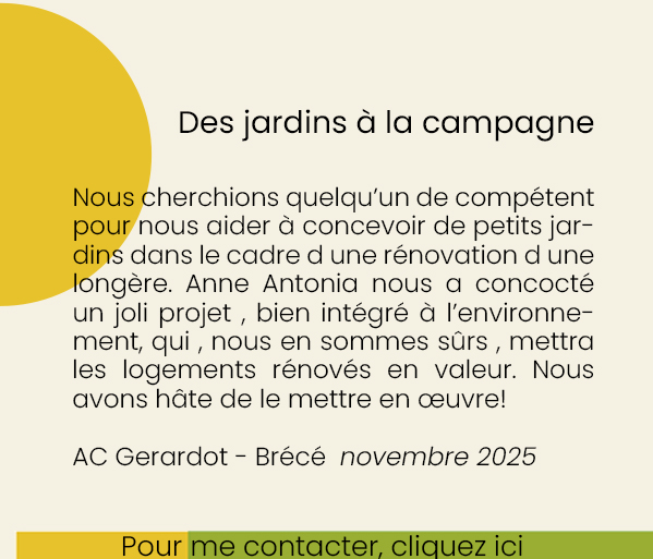 Un jardin à Brécé